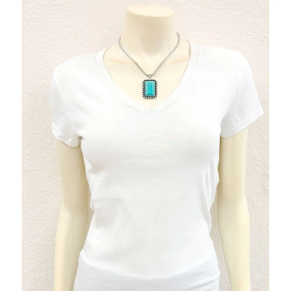 Women's Isac 16" Western Turquoise Necklace 739723