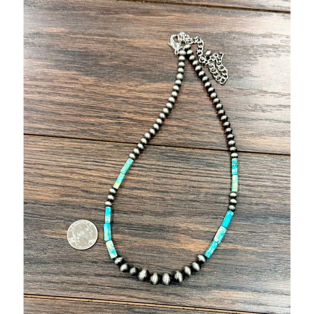 Women's Isac 18" Handmade Navajo Gemstone Necklace 739702