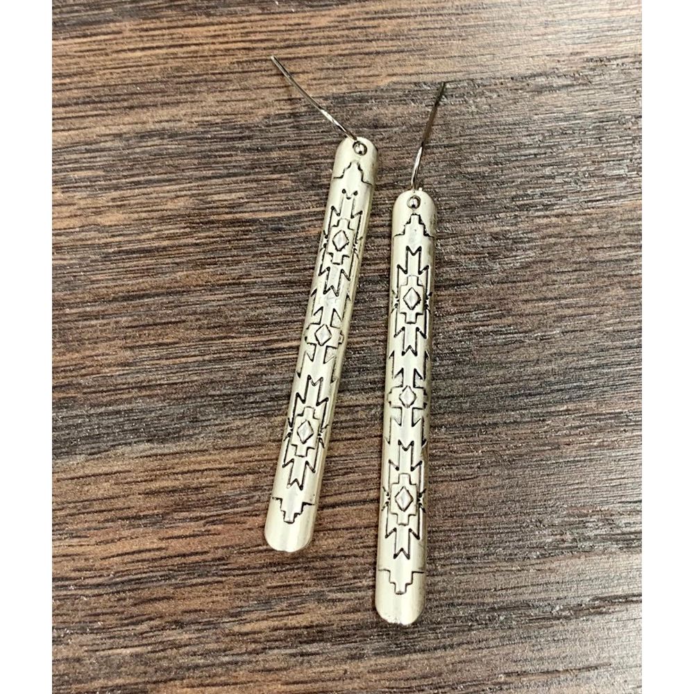 Women's Isac 2.4" Bohemian Aztec Earrings 722689