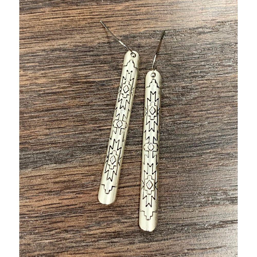 Women's Isac 2.4" Bohemian Aztec Earrings 722689