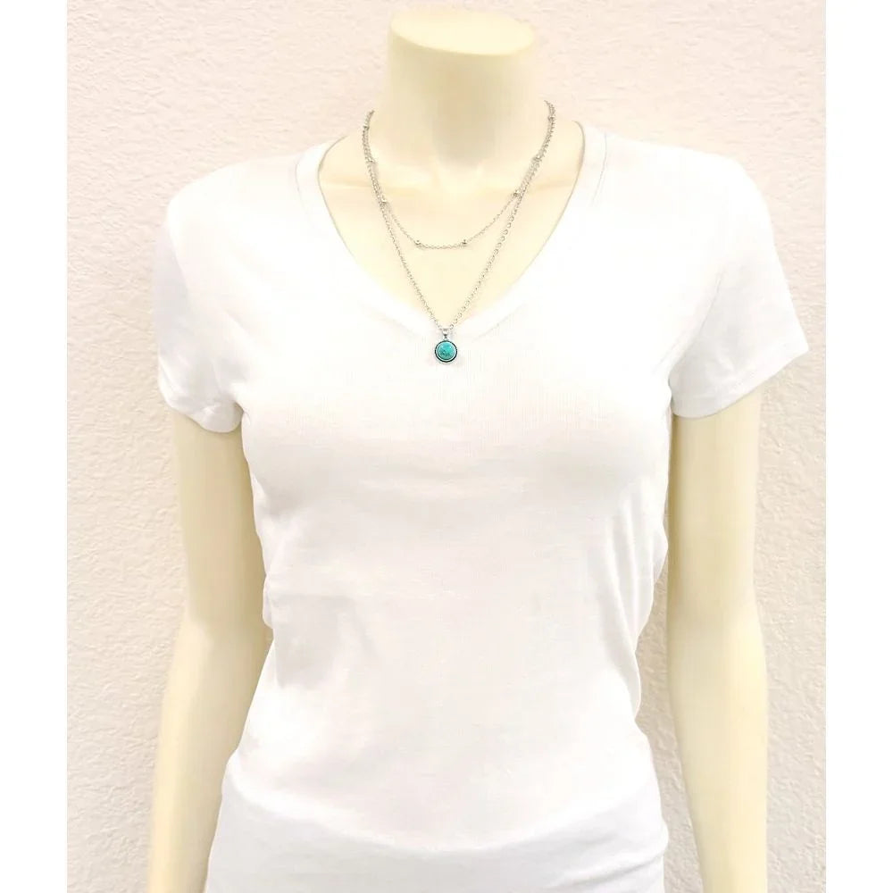 Women's Isac 20" 10mm Turquoise Strand Necklace 739719