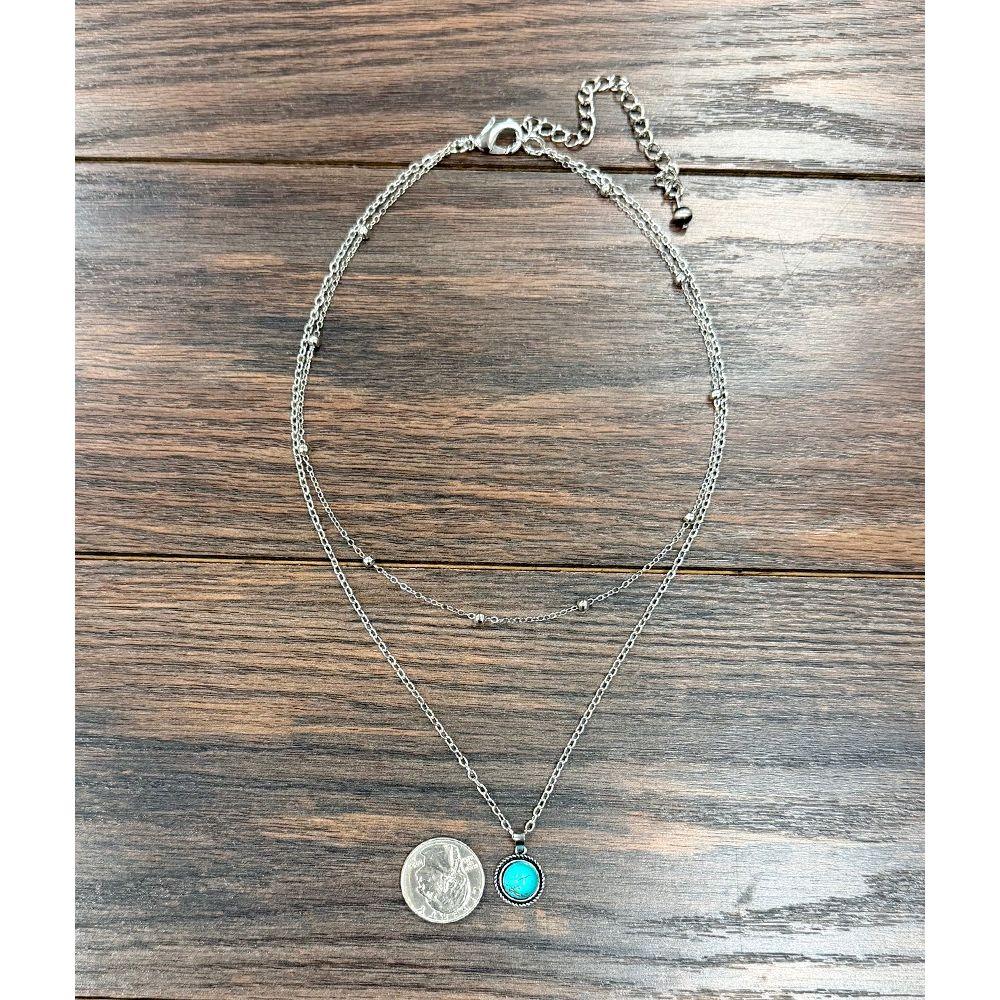 Women's Isac 20" 10mm Turquoise Strand Necklace 739719