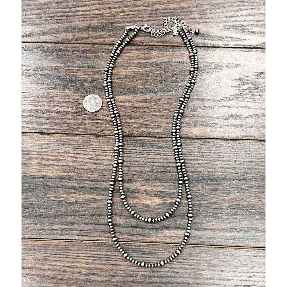 Women's Isac 26" Handmade Navajo Bead Necklace 739447