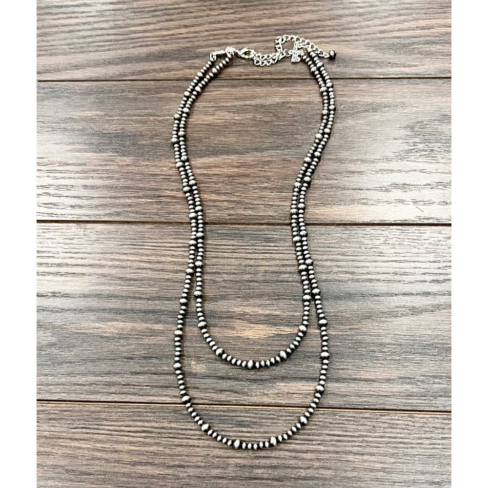 Women's Isac 26" Handmade Navajo Bead Necklace 739447