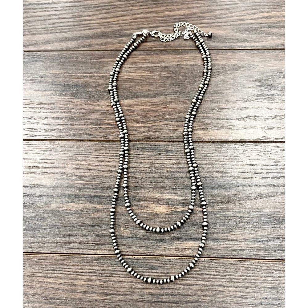 Women's Isac 26" Handmade Navajo Bead Necklace 739447