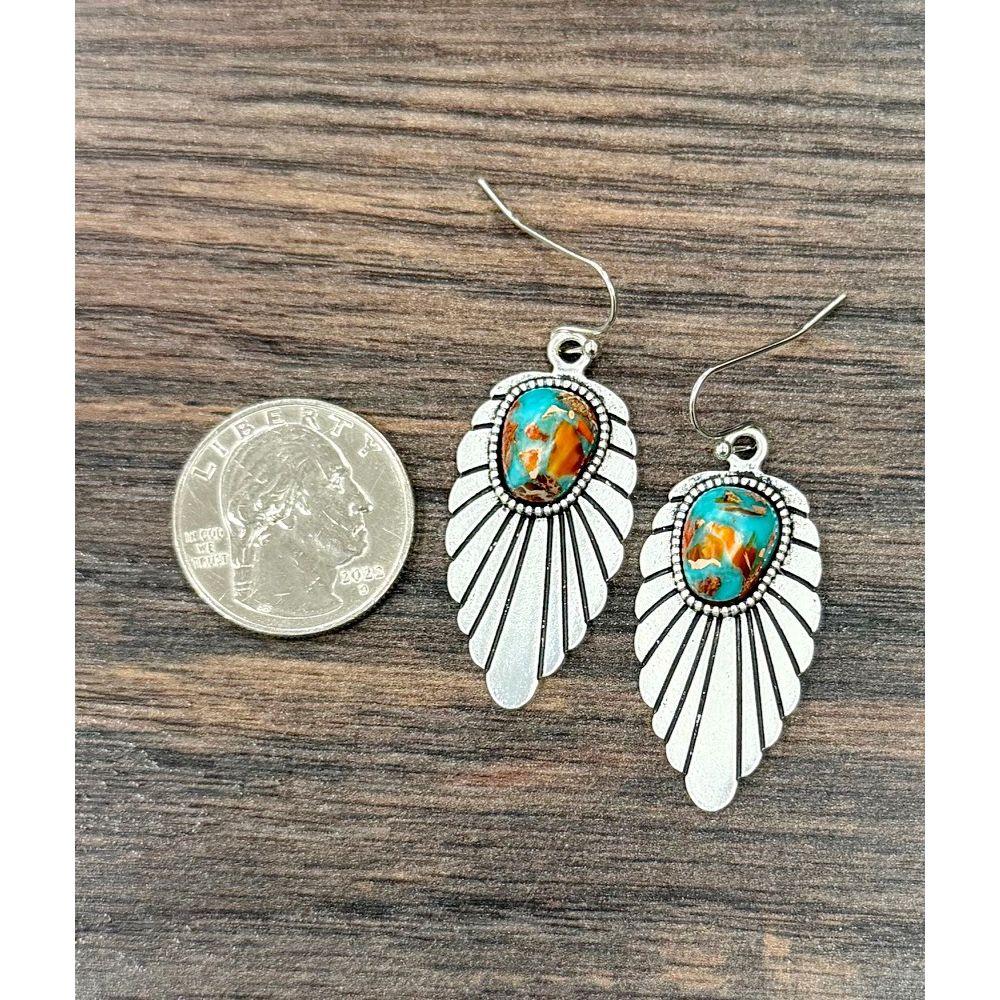 Women's Isac Bohemian Gemstone Earrings 726608