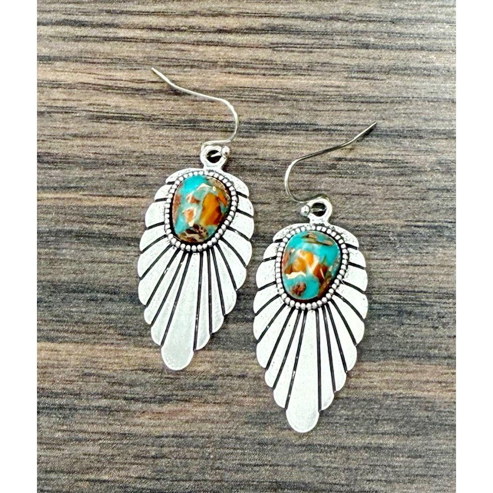 Women's Isac Bohemian Gemstone Earrings 726608