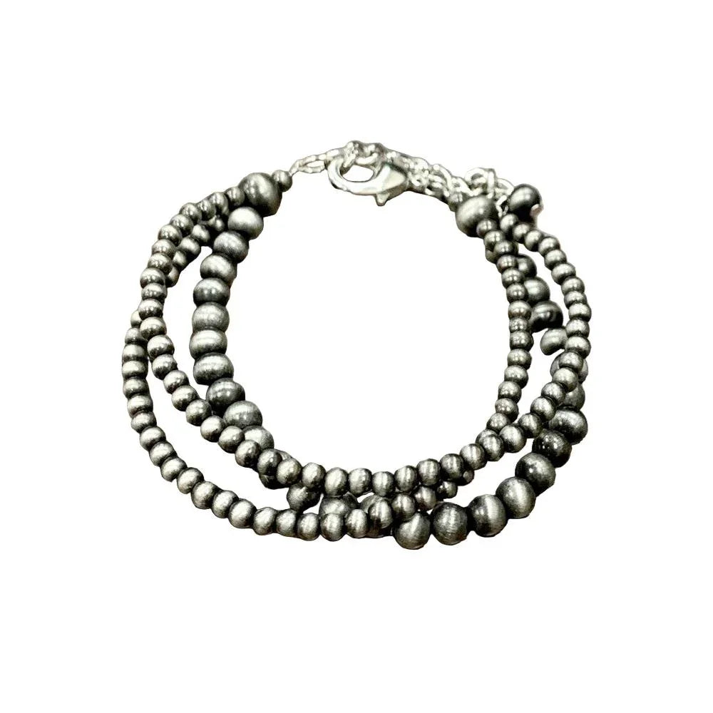 Women's Isac Handmade Navajo Bead Adjustable Bracelet