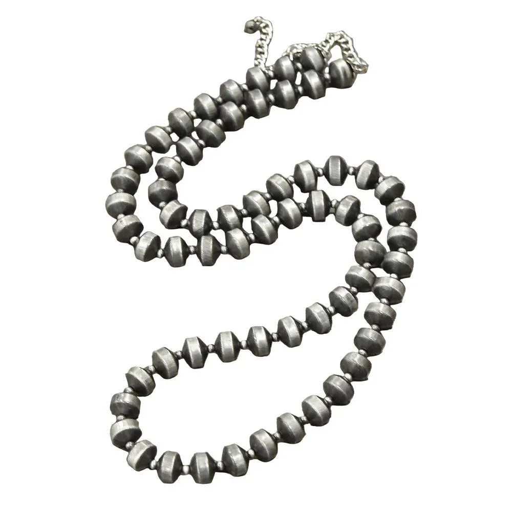 Women's Isac Handmade Rondelle Navajo Bead Necklace