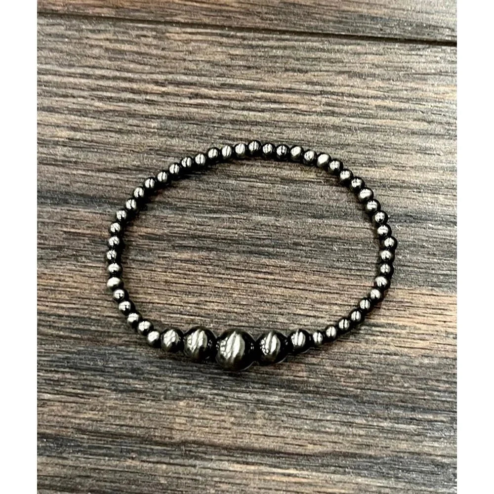 Women's Isac Polish Western Bead Stretch Bracelet 711570