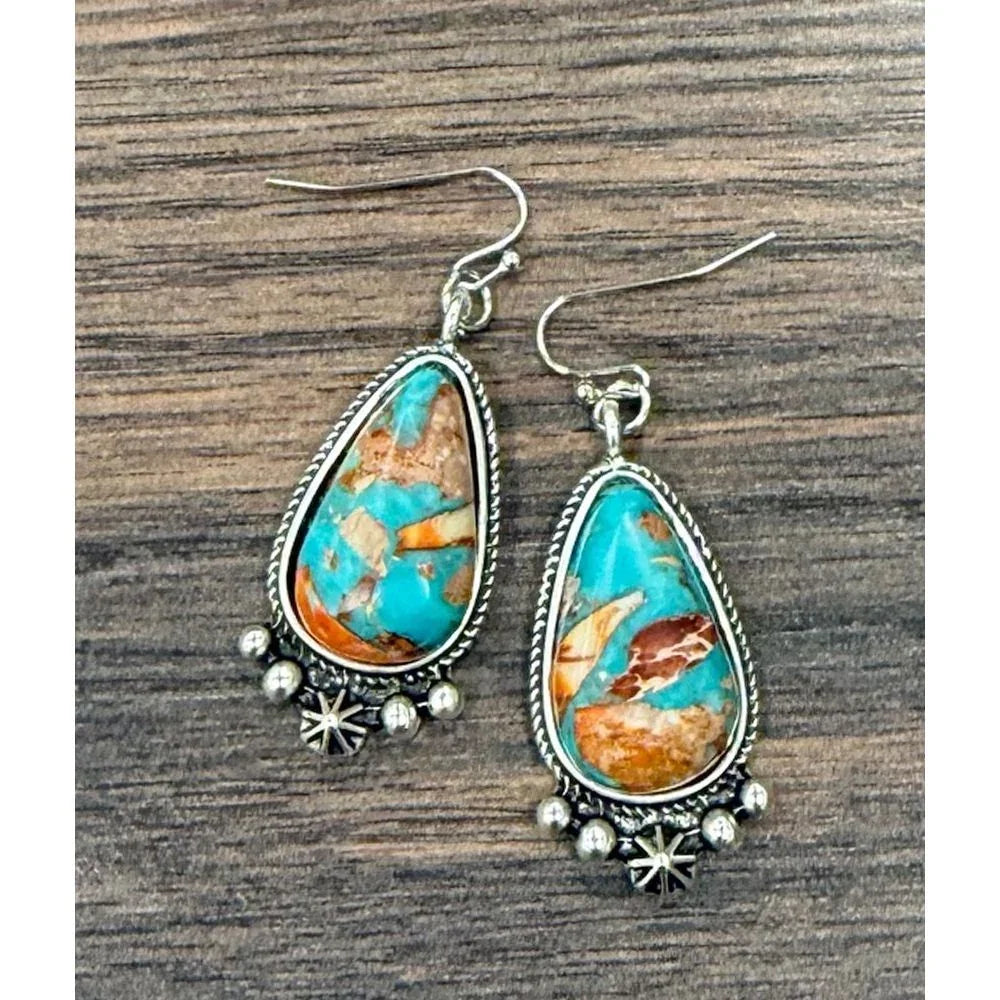 Women's Isac Western Gemstone Earrings 726622