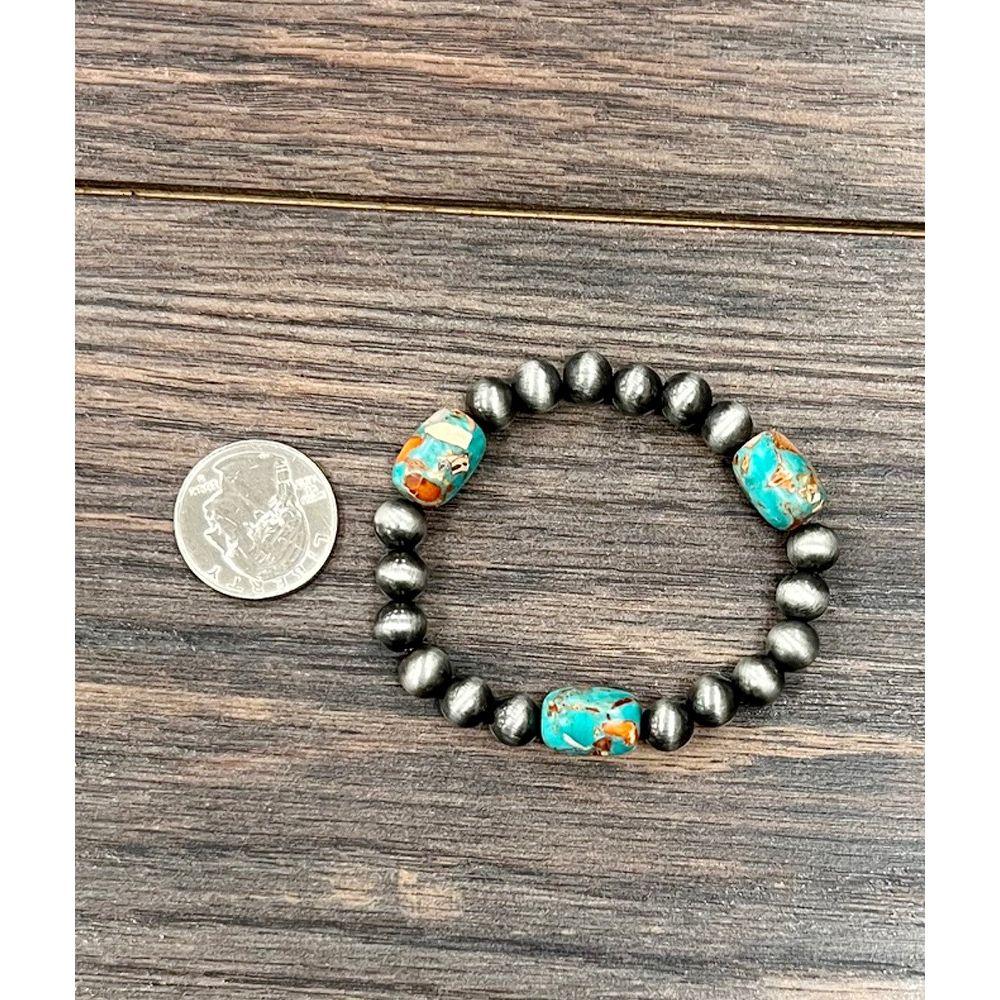 Women's Isac Western Gemstone Stretch Bracelet 711607