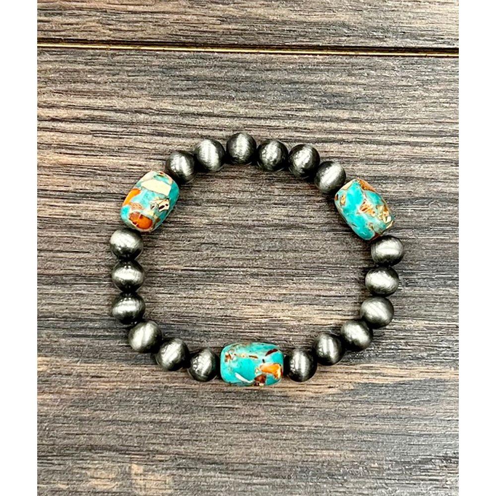 Women's Isac Western Gemstone Stretch Bracelet 711607