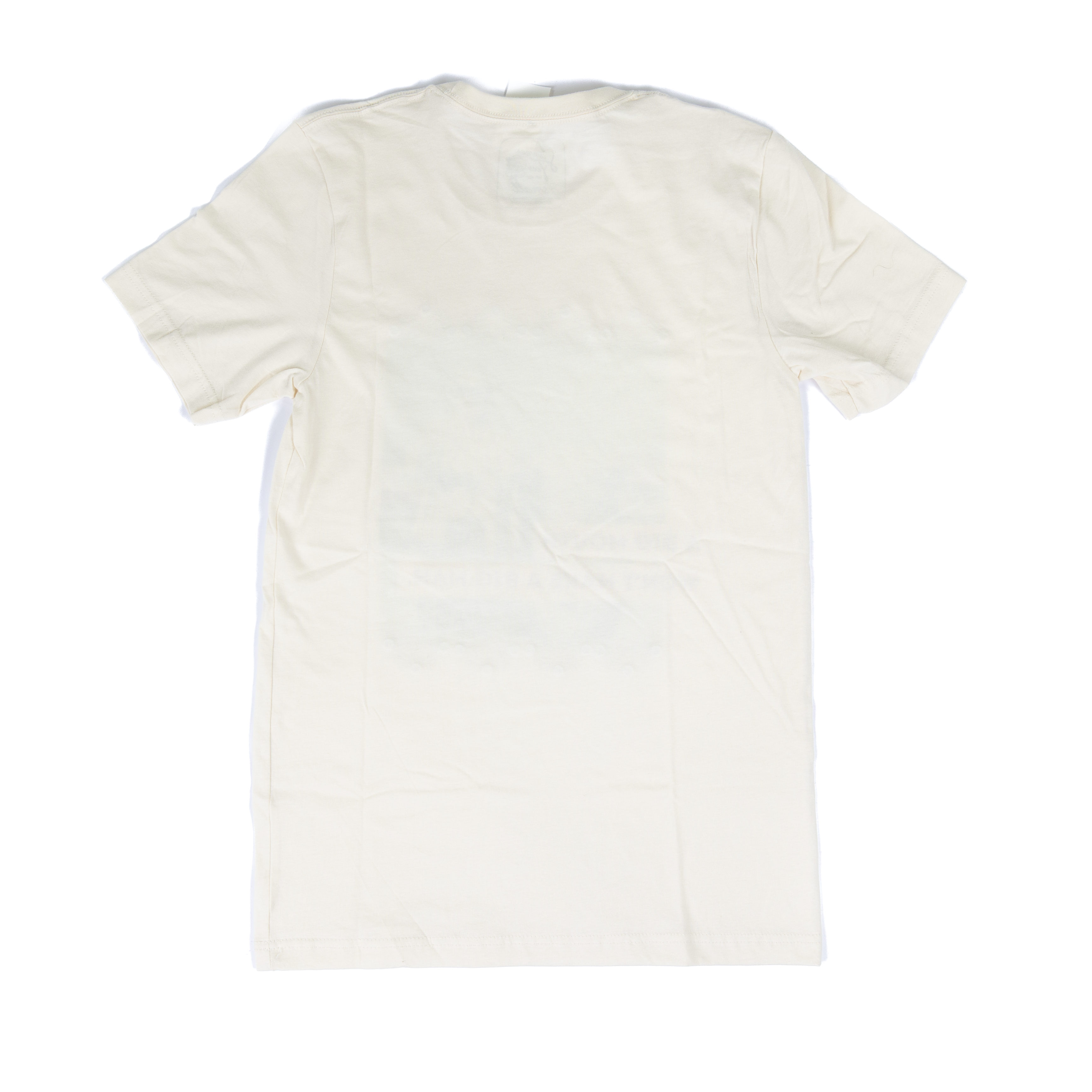 Women's Ivory "A Big Mouth Won't Make A Big Man" T-shirt