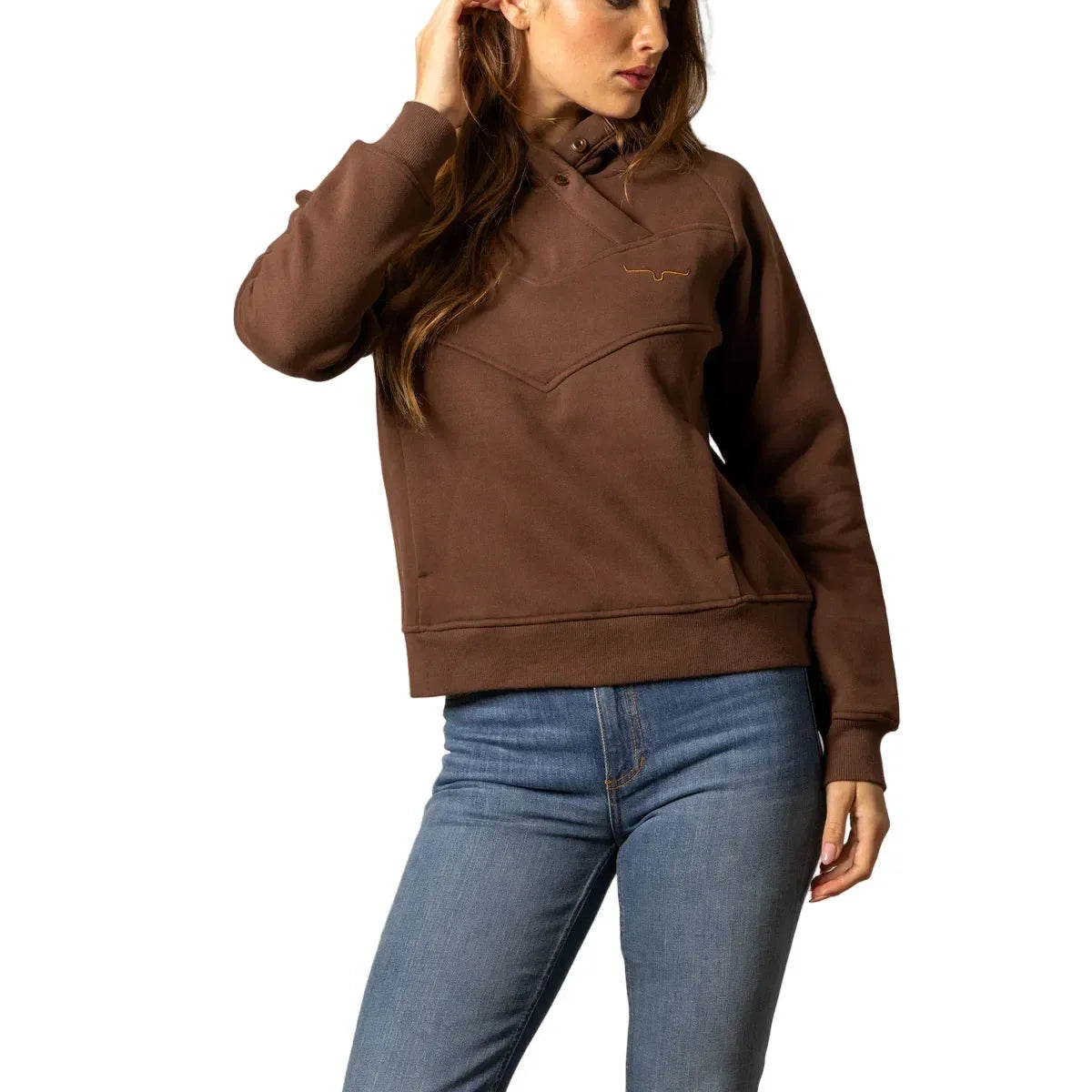 Women's Kimes Ranch Brown Ella Hoodie