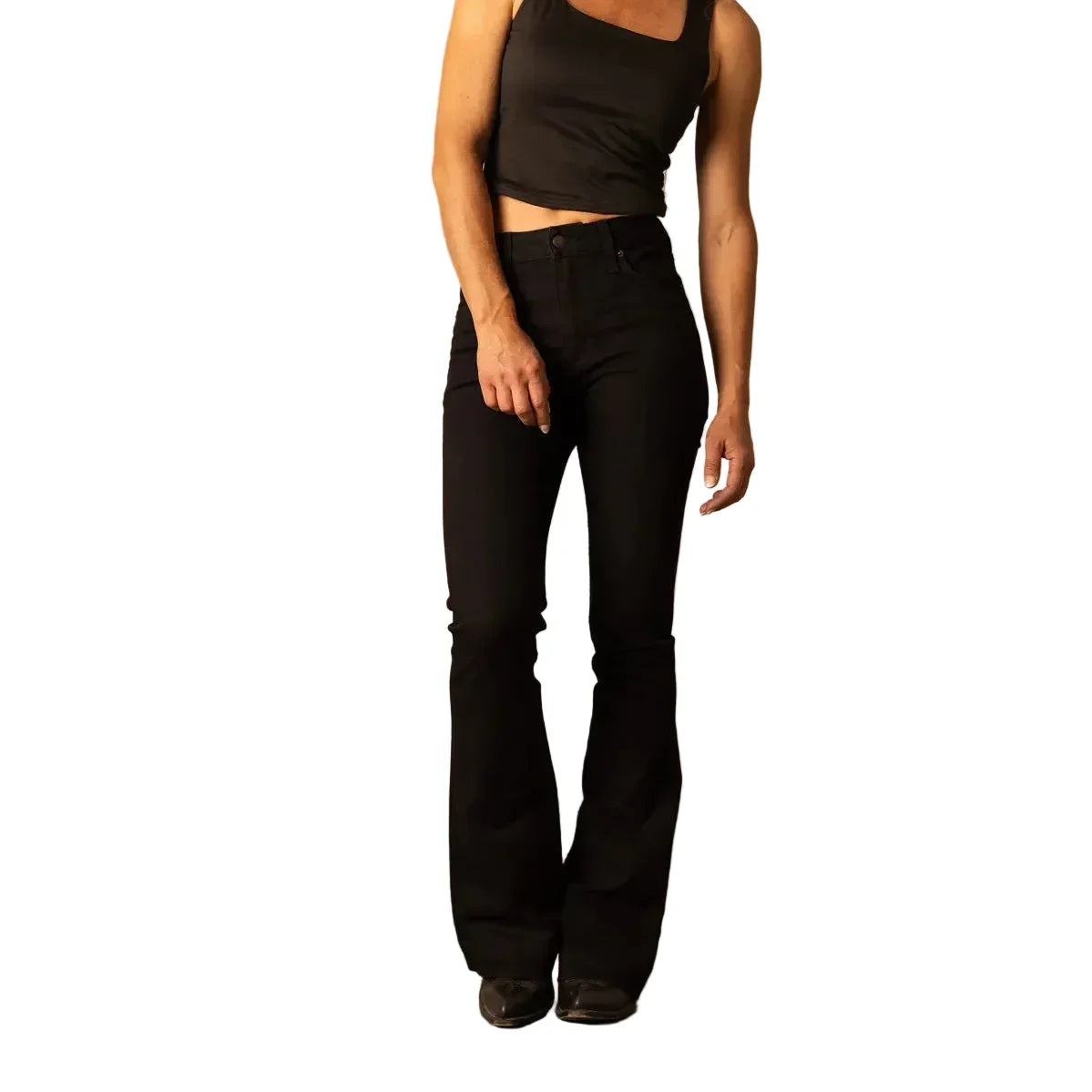 Women's Kimes Ranch Jennifer Ultra High Rise Flare Leg Jean JENNIFER BLACK - Crazy House Western Wear
