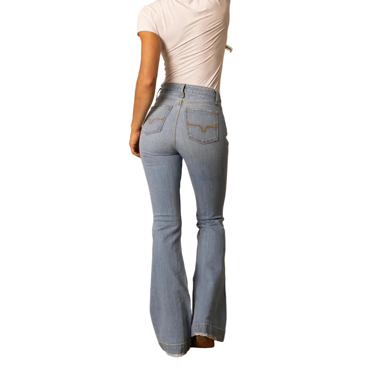 Women's Kimes Ranch Jennifer Ultra High Rise Flare Leg Jean JENNIFER-SUGAR FADE - Crazy House Western Wear