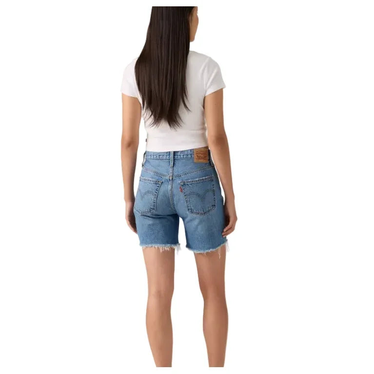 Women's Levi's 501 Mid Thigh Blow Big Horns Shorts 85833-0121