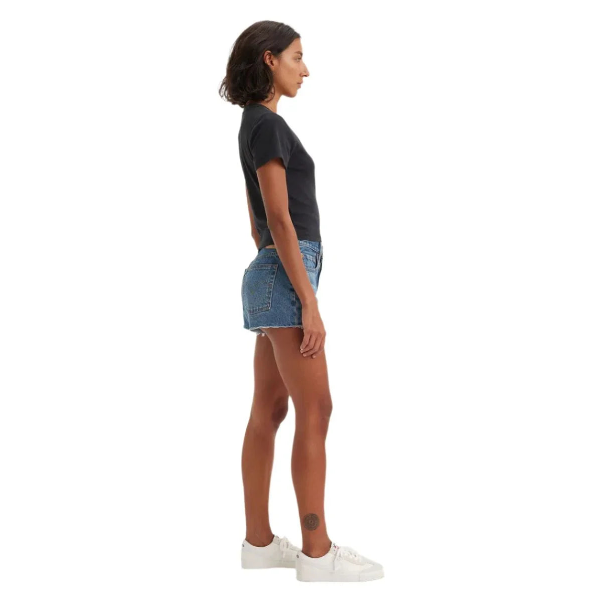 Women's Levi's 501 Original High Rise Distressed Hem Cut Off Shorts - Crazy House Western Wear