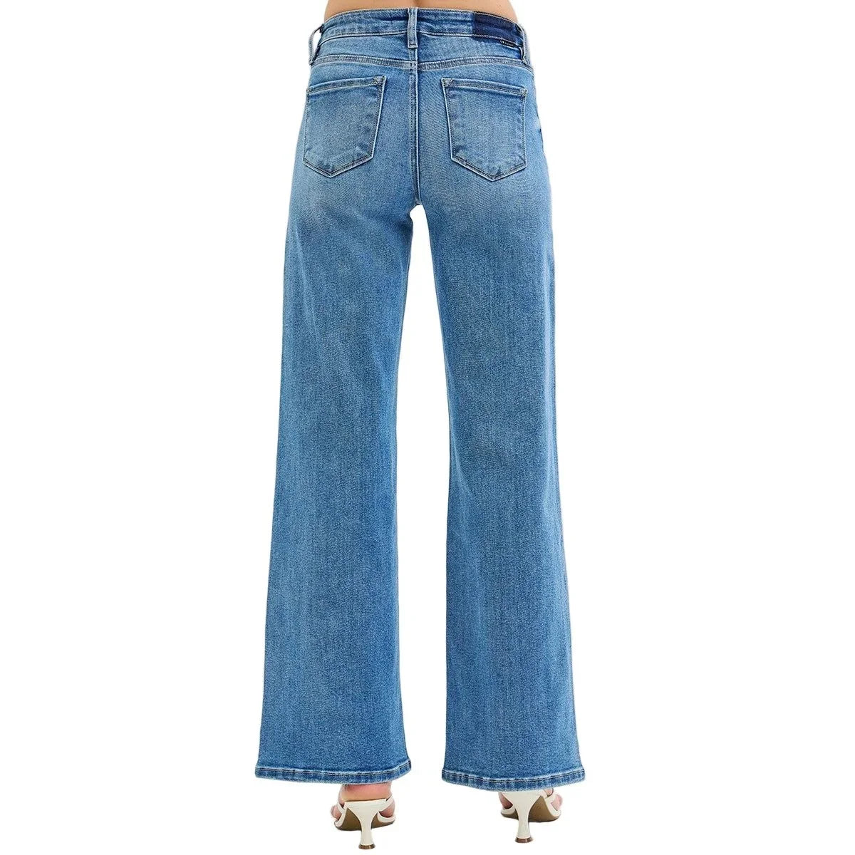 Women's Low Rise Wide Leg Jeans PW21186