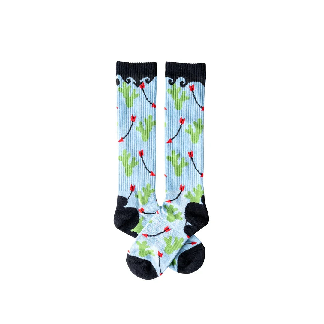 Women's Lucky Chuck Cowboy Compass Performance Boot Socks LC12-12194