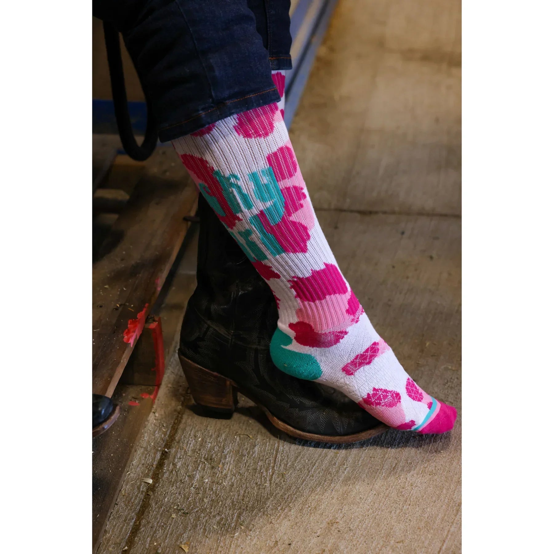 Women's Lucky Chuck Gypsy Cowgirl Performance Boot Socks LC12-12201