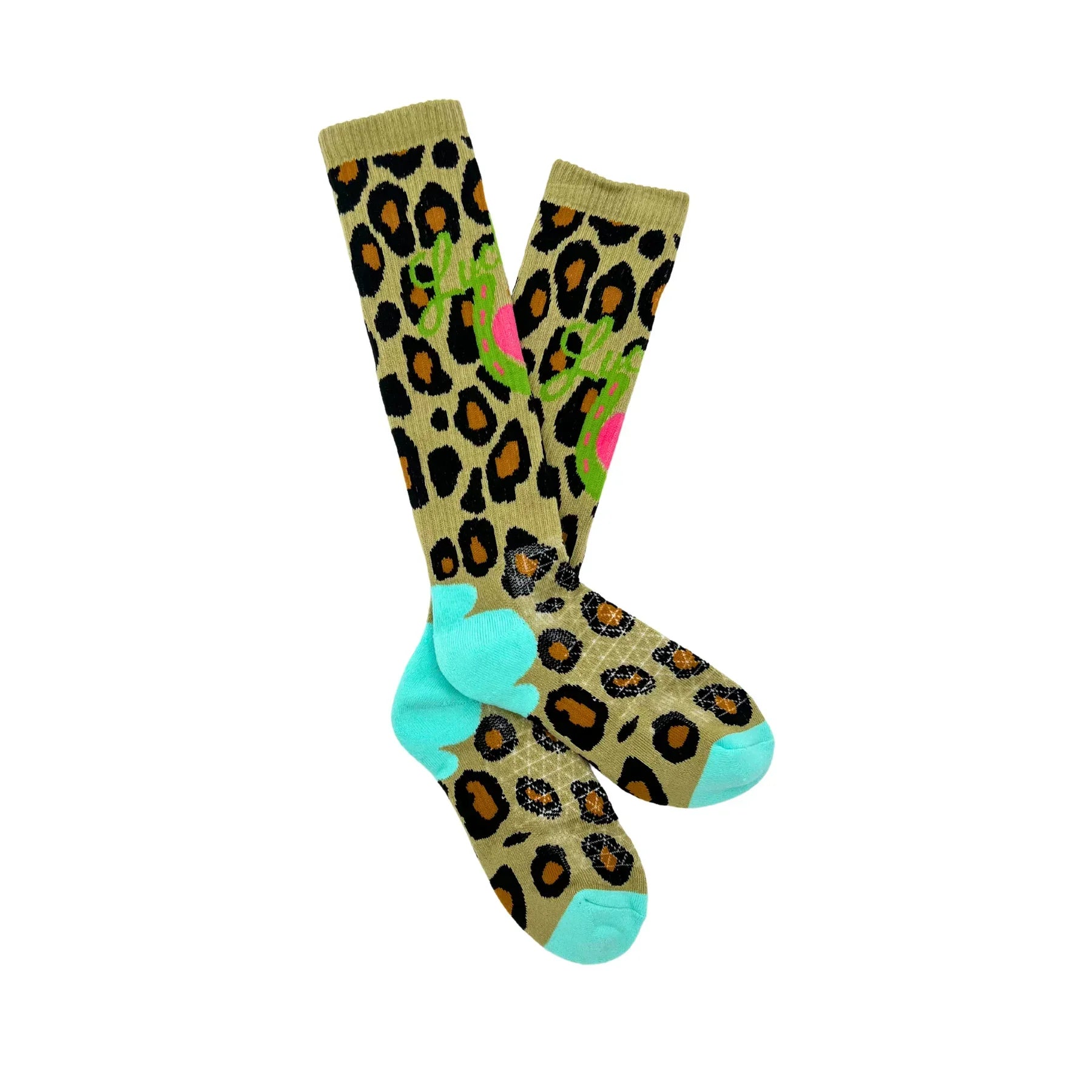 Women's Lucky Chuck Leopard Diva Performance Boot Socks LC12-12182
