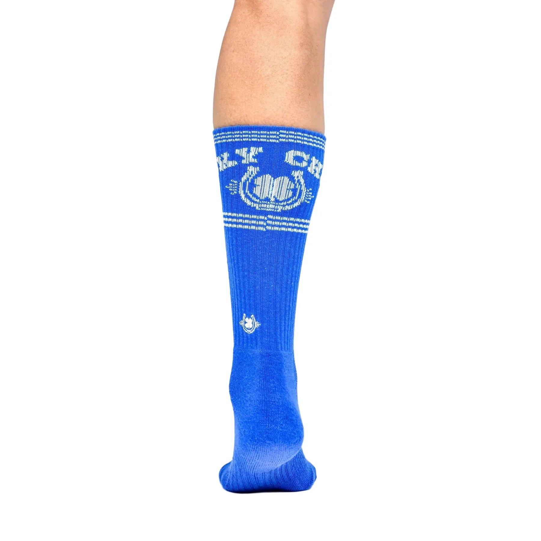 Women's Lucky Chuck Retro Blue Performance Socks LC12-12107