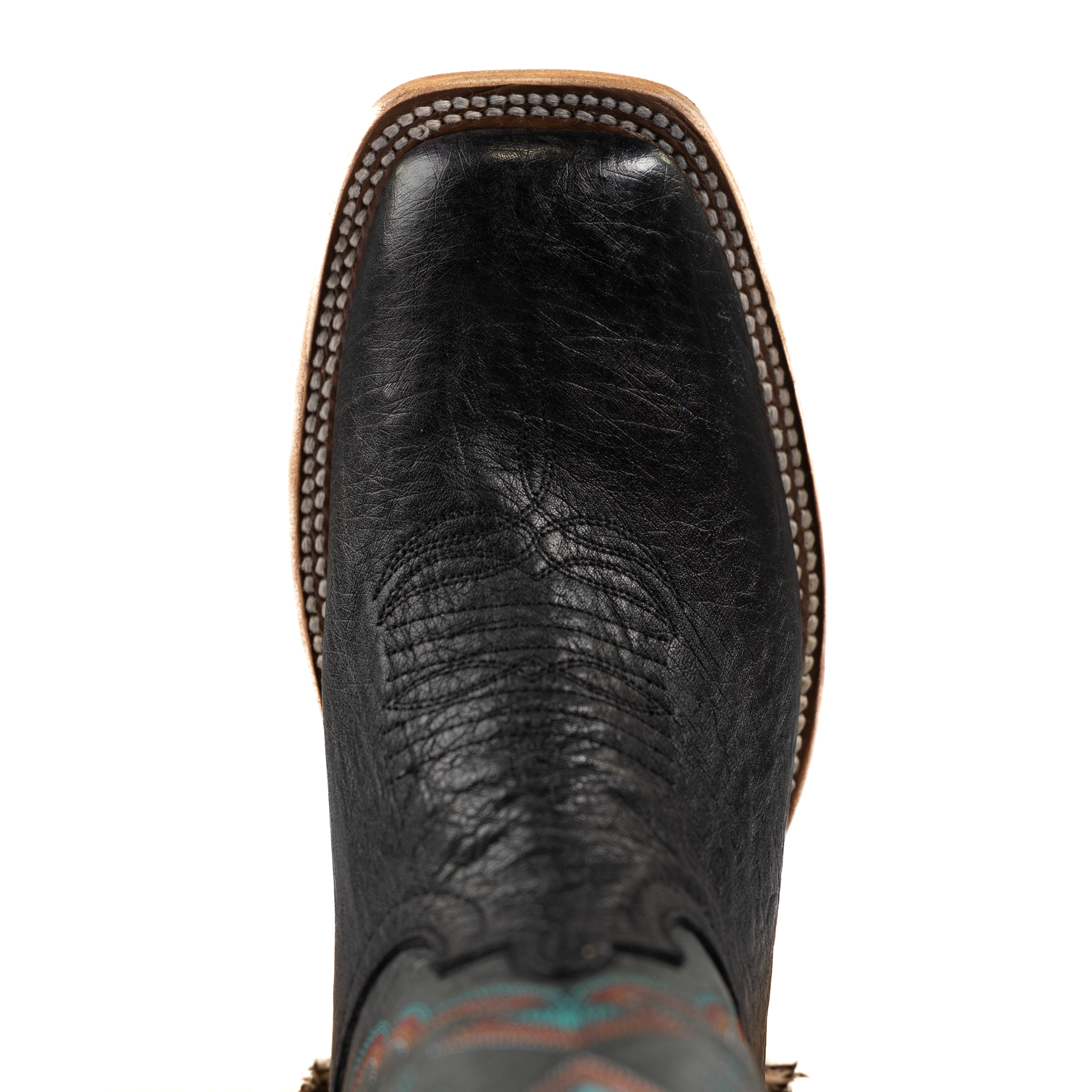 Women's Macie Bean 12" Black Smooth Ostrich M2010