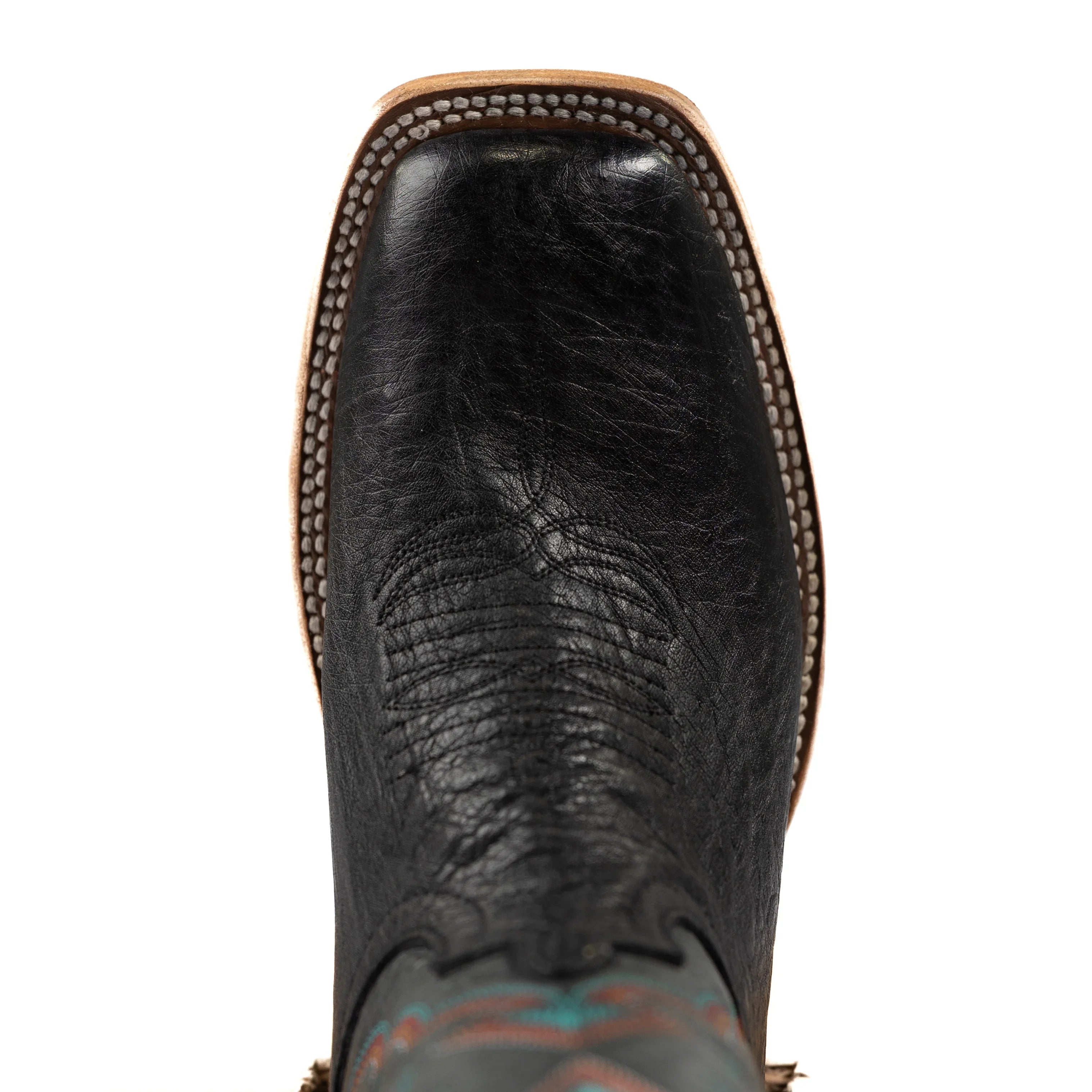 Women's Macie Bean 12" Black Smooth Ostrich M2010