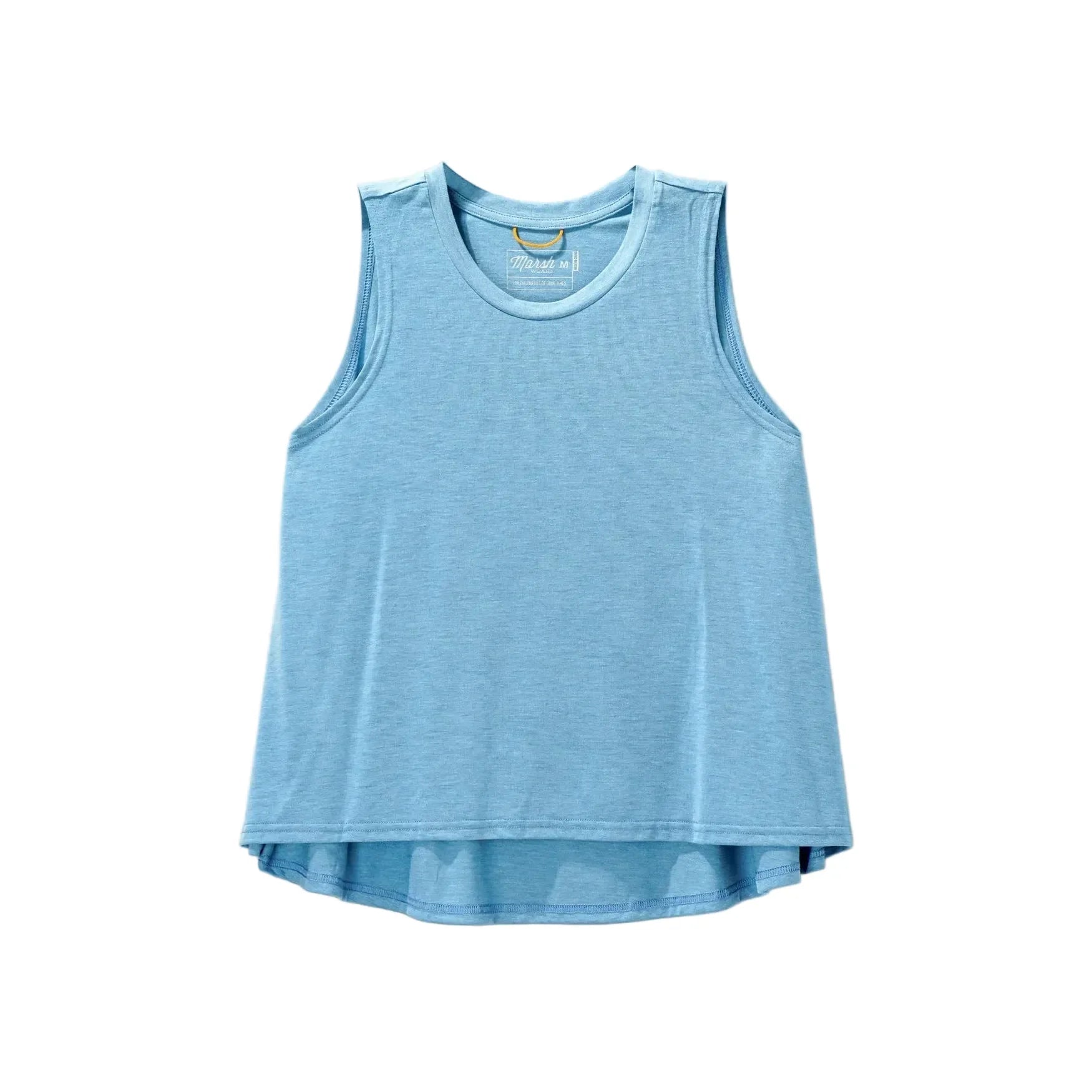 Women's Marsh Wear Blue Heaven Heather Buxton Crop Tank Top WWK5004-BLHH