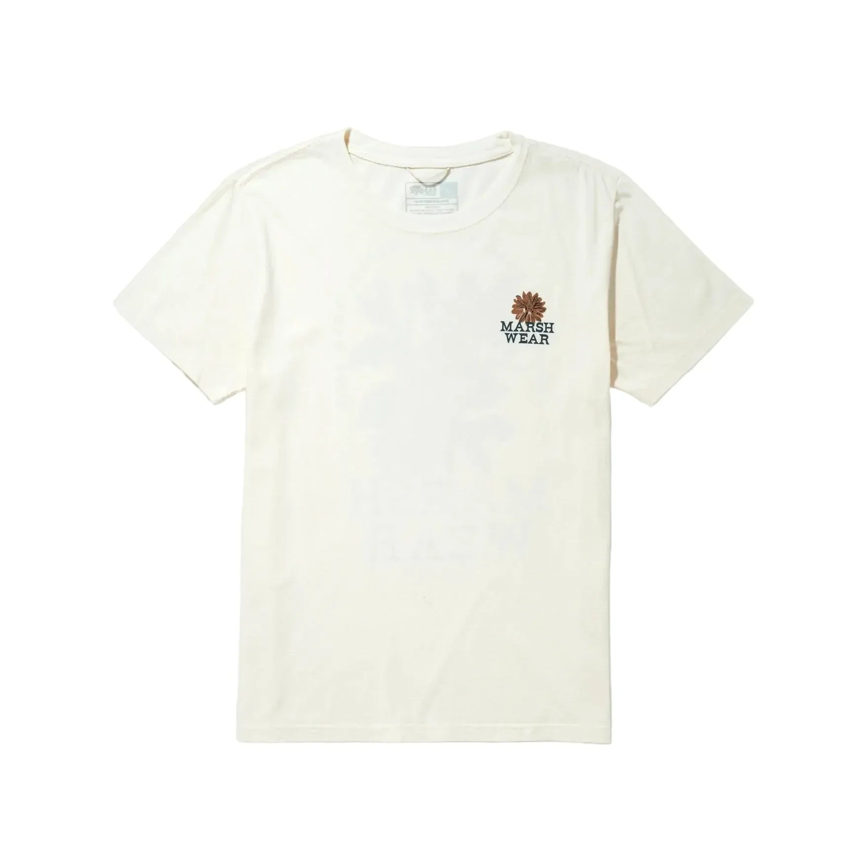 Women's Marsh Wear Cream Bloom Short Sleeve T-shirt WWT5001-CRE
