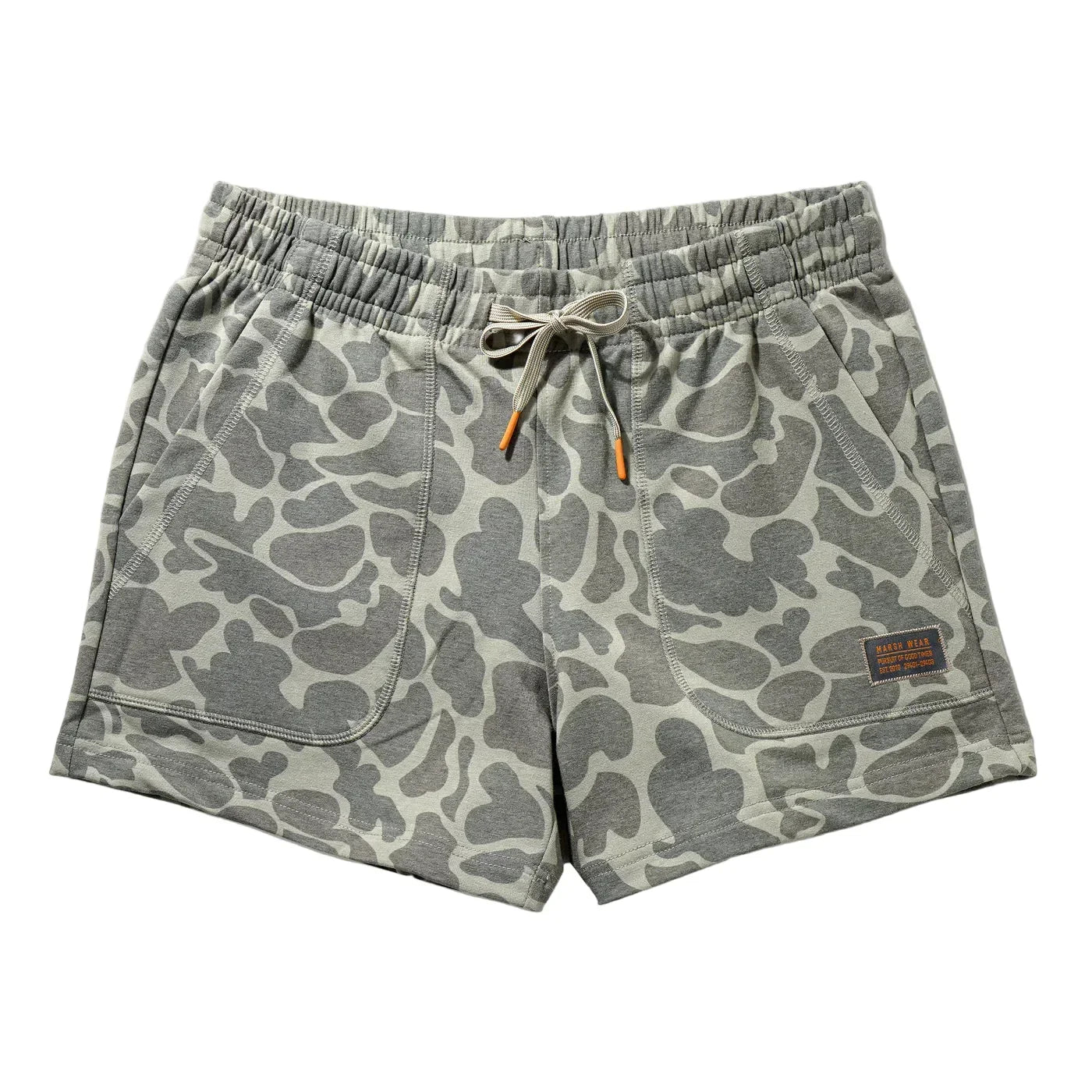 Women's Marsh Wear Dark Green Mallard Camo Fireside Sweatshorts WWS5004-DGMO