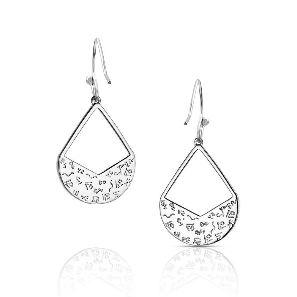 Women's Montana Silversmiths Canyon Drop Earrings ER6314