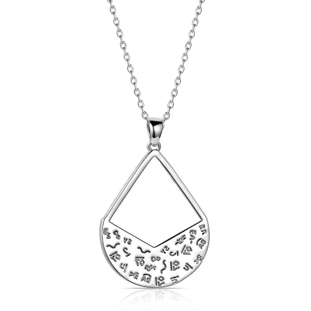 Women's Montana Silversmiths Canyon Drop Necklace NC6314