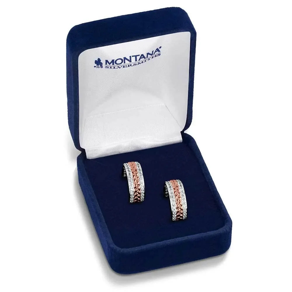 Women's Montana Silversmiths High Prairie Hoop Earrings ER6446