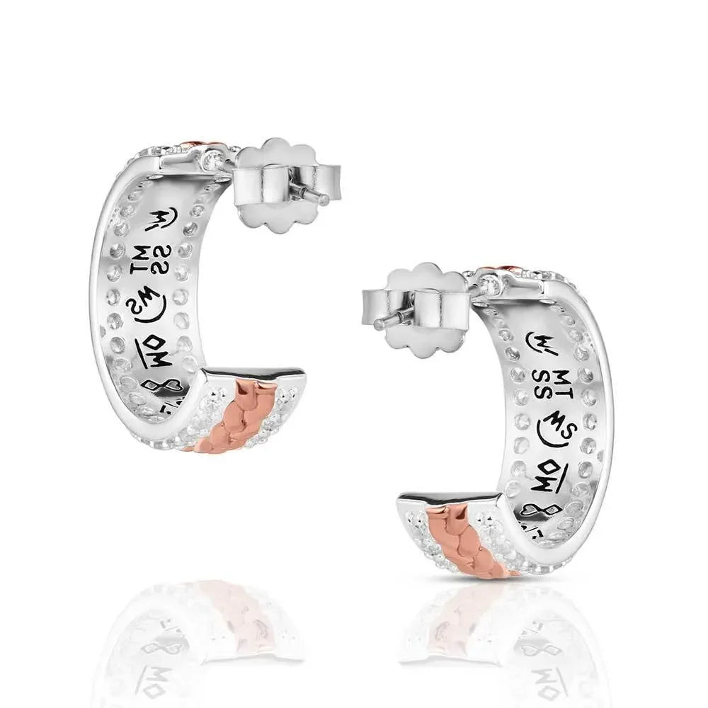 Women's Montana Silversmiths High Prairie Hoop Earrings ER6446