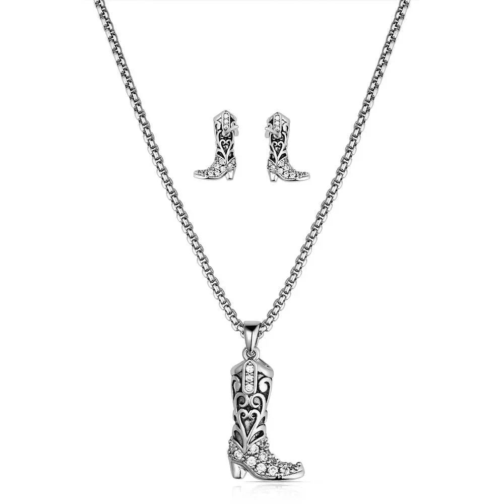 Women's Montana Silversmiths Kicking Up Dust Jewelry Set JS6532