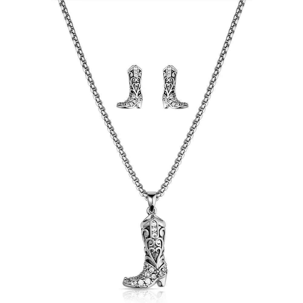 Women's Montana Silversmiths Kicking Up Dust Jewelry Set JS6532