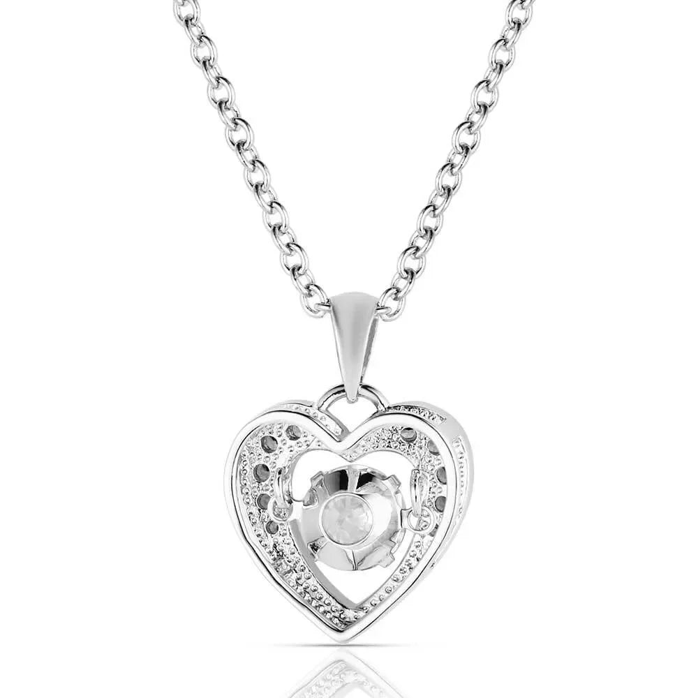 Women's Montana Silversmiths Let's Dance A Little Dance Heart Necklace NC3868
