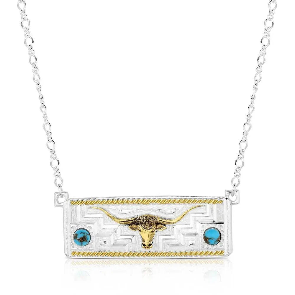 Women's Montana Silversmiths Longhorn Trails Necklace NC6145