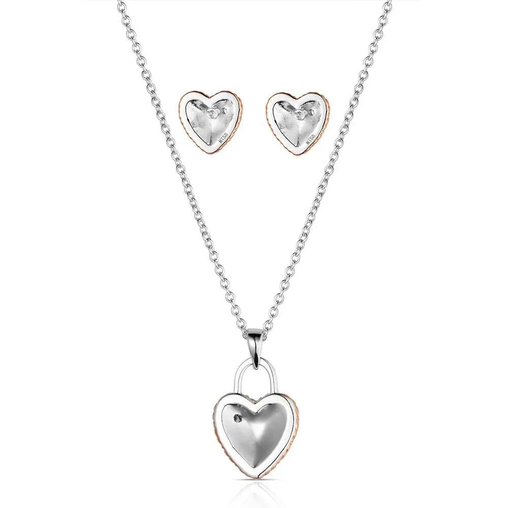 Women's Montana Silversmiths Love You Lots Heart Jewelry Set JS6545