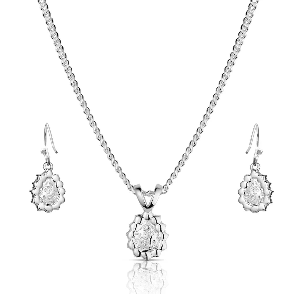 Women's Montana Silversmiths Northern Glow Opal Jewelry Set JS6537