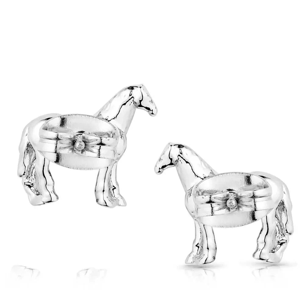 Women's Montana Silversmiths Quarter Horse Earrings QER5972