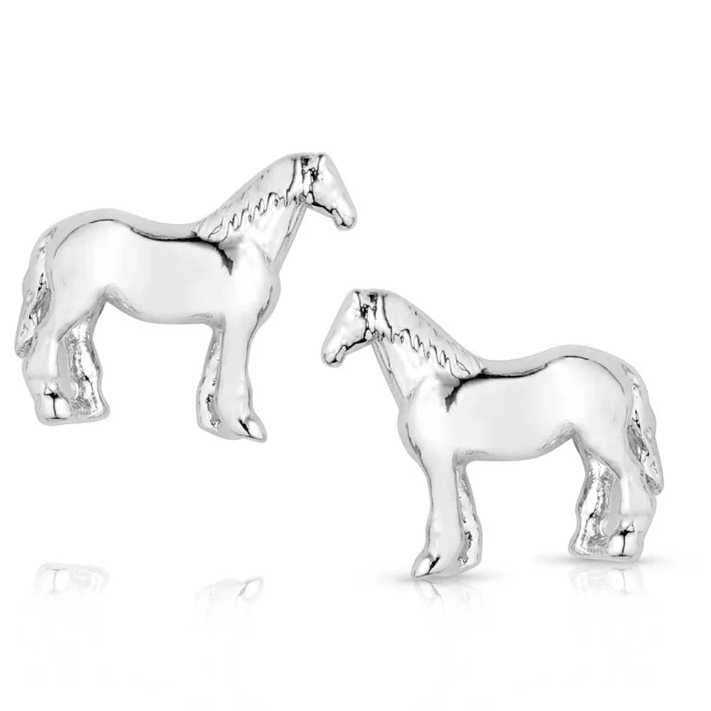 Women's Montana Silversmiths Quarter Horse Earrings QER5972