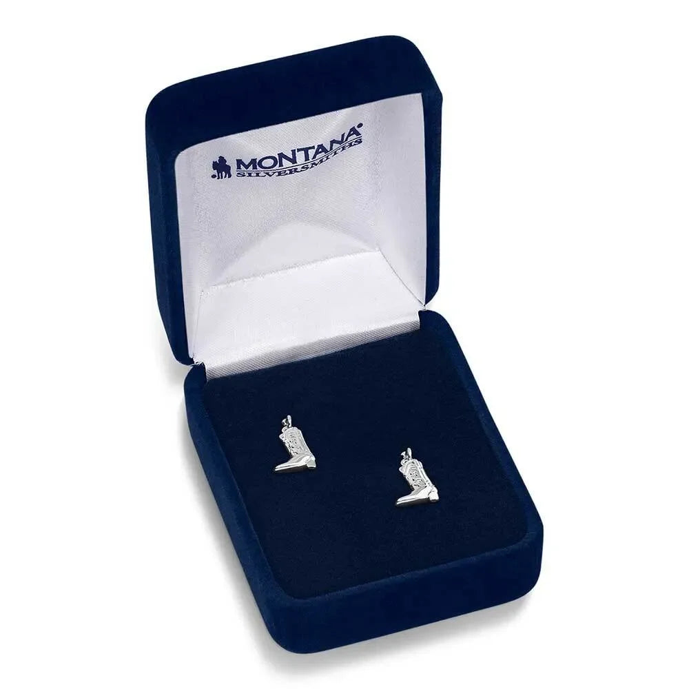 Women's Montana Silversmiths Sculpted Cowboy Boot Earrings ER5866