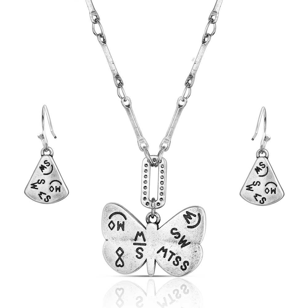 Women's Montana Silversmiths Set Me Free Turquoise Jewelry Set JS6527