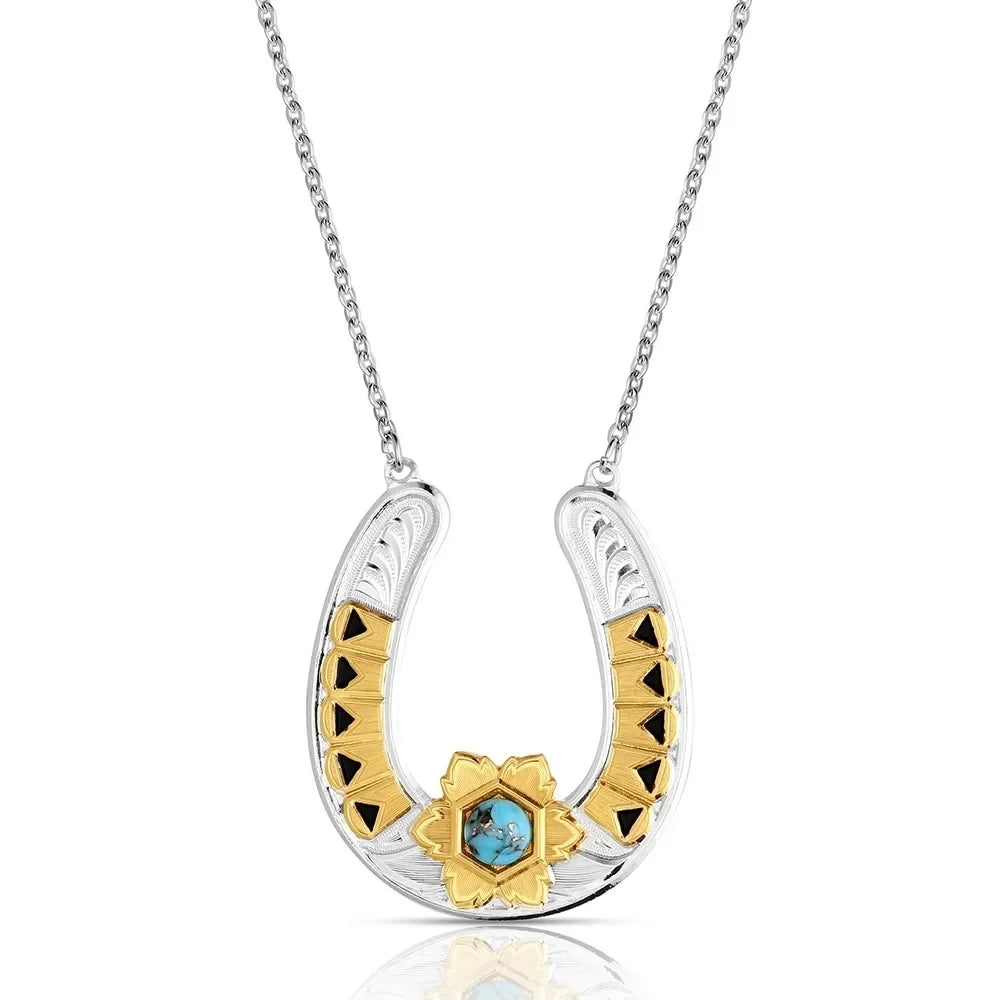 Women's Montana Silversmiths The Outrider Turquoise Necklace NC6511G