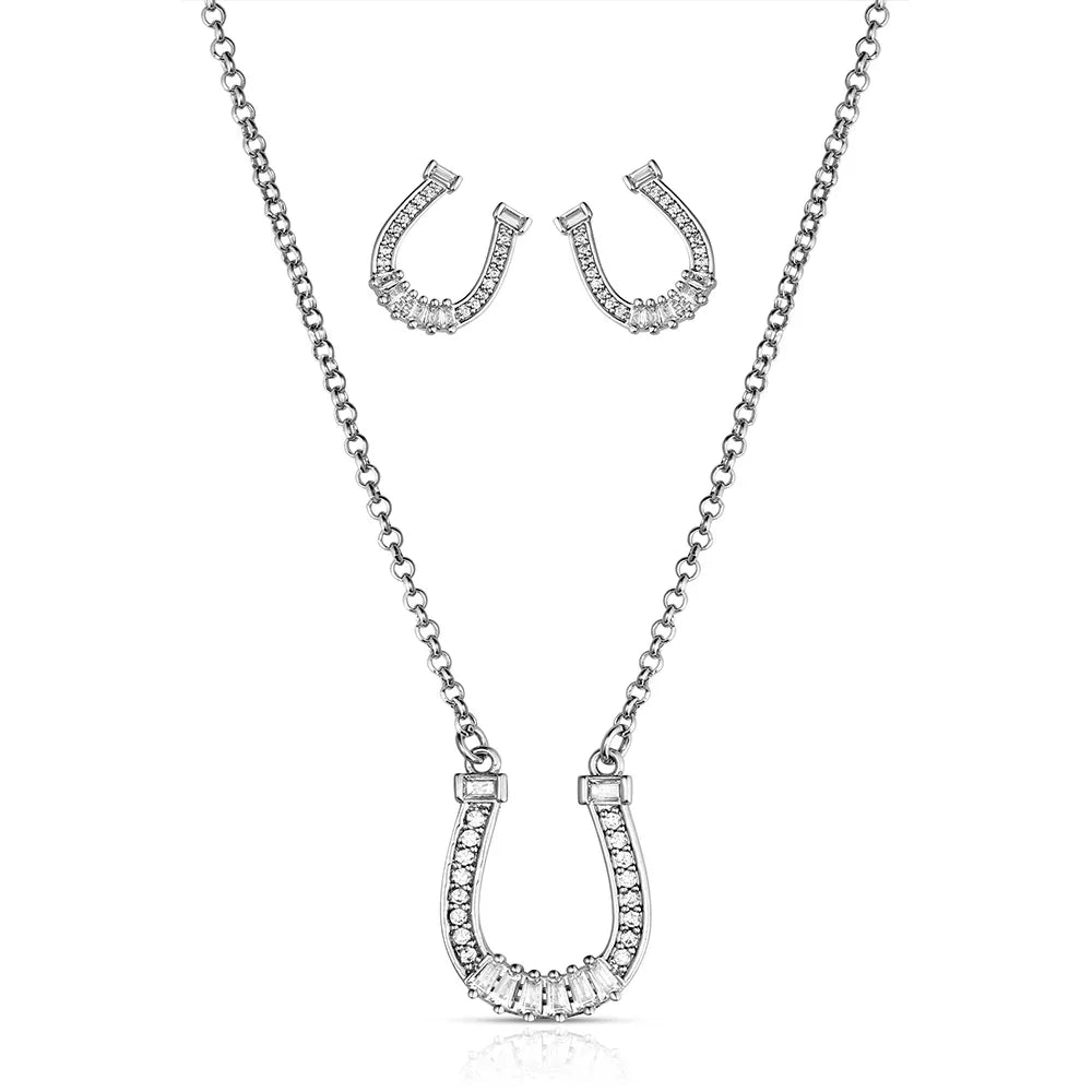 Women's Montana Silversmiths True Luck Crystal Jewelry Set JS6530
