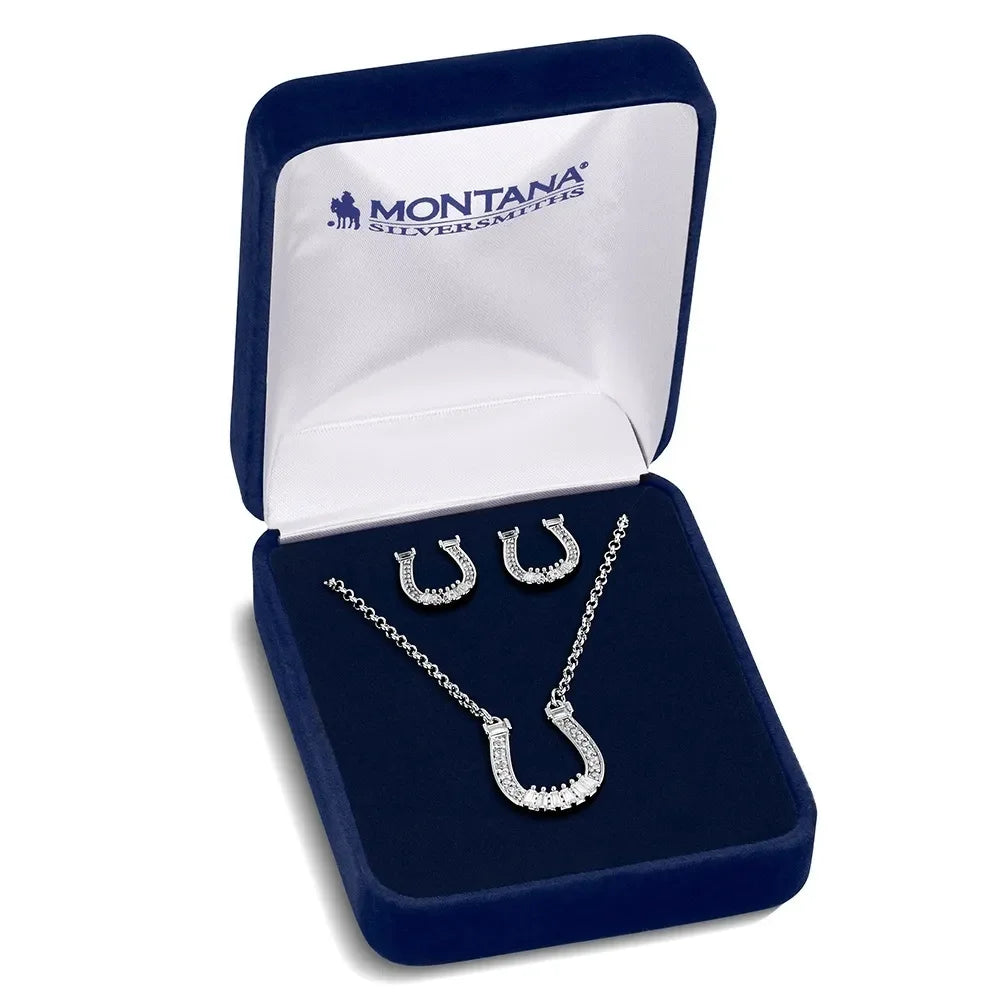 Women's Montana Silversmiths True Luck Crystal Jewelry Set JS6530